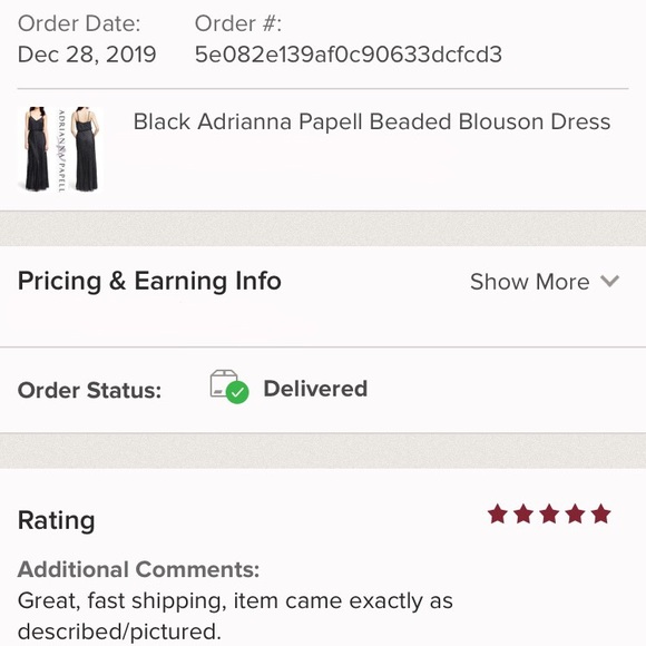 Adrianna Papell Blouson Black beaded long Dress - Picture 7 of 12